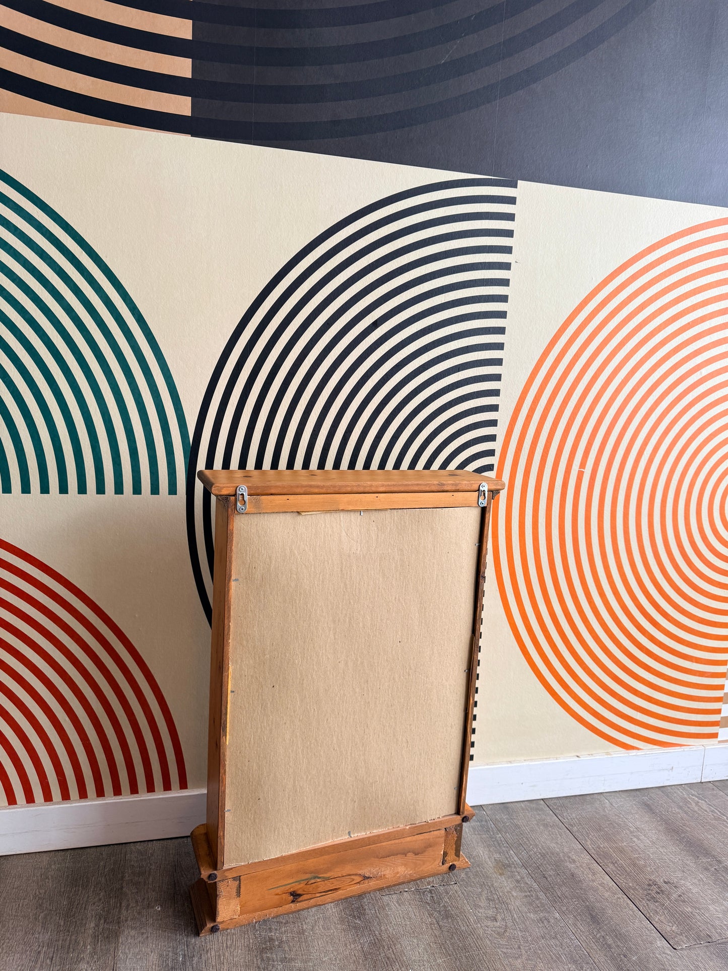 Vintage Pine Hanging Shelf