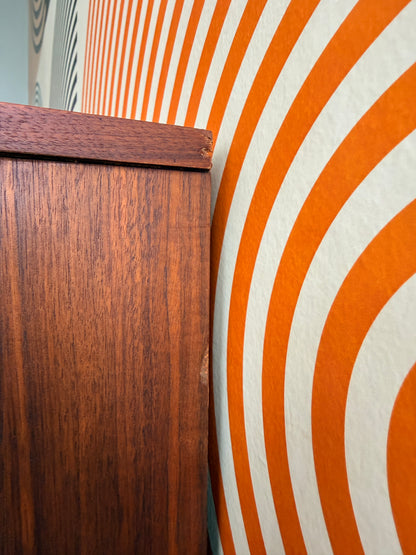 Mid-Century Walnut 9-Drawer Dresser