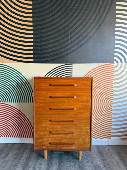 Vintage Teak Chest of Drawers