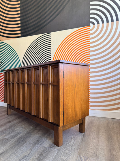 Vintage Sculptural Front Cabinet