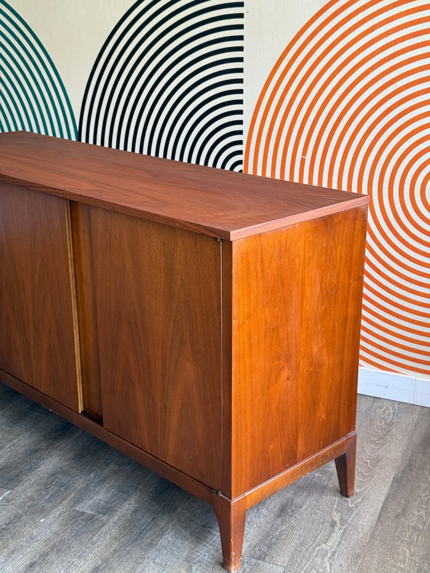 Vintage Kaufman Walnut Credenza/Sideboard