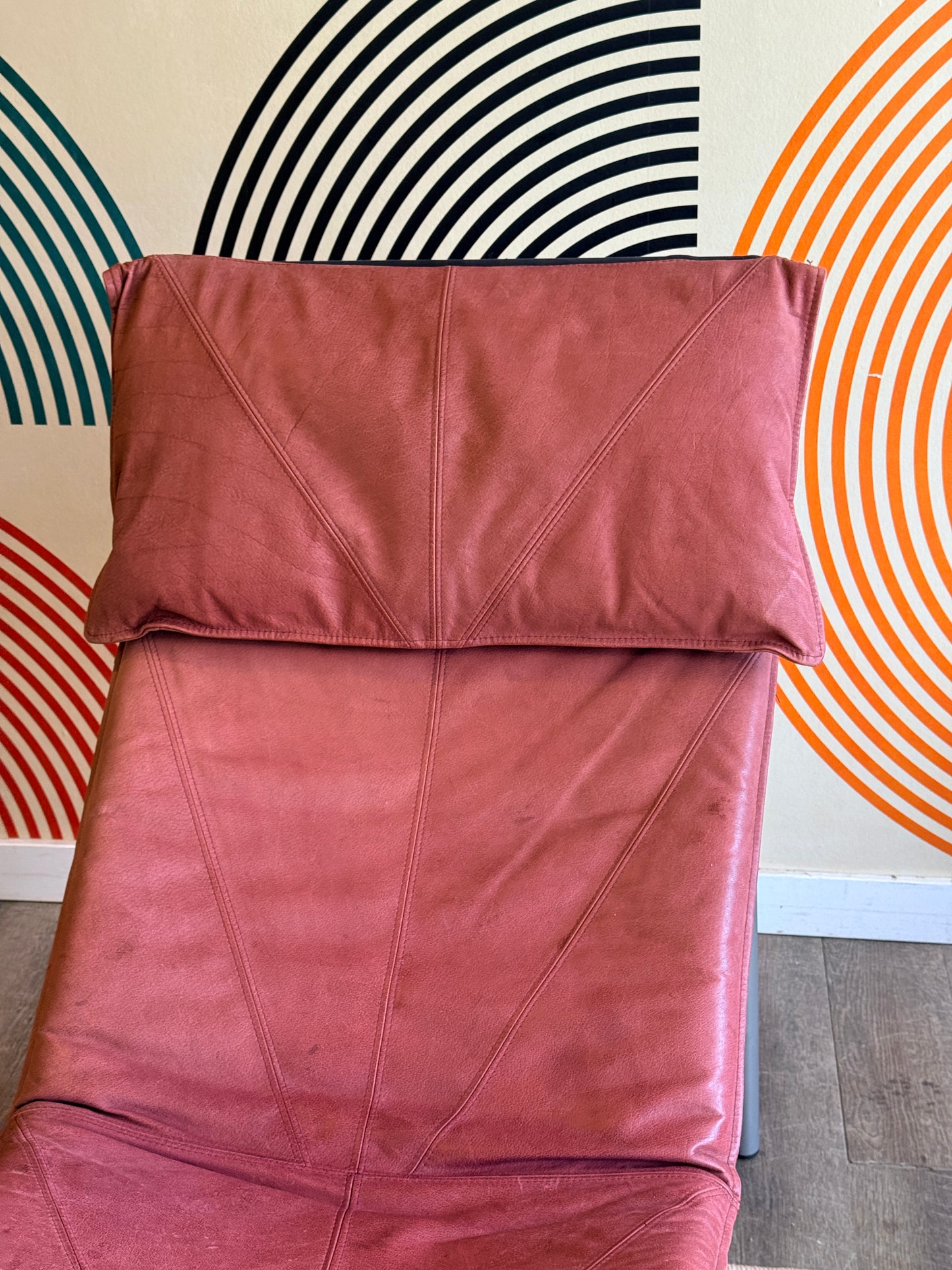 Tord Björklund “Skye” Leather Chaise for Ikea,1980s