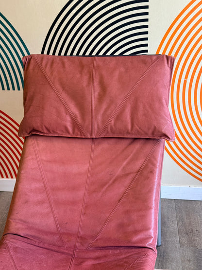 Tord Björklund “Skye” Leather Chaise for Ikea,1980s