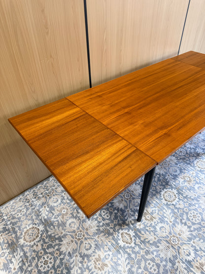 Vintage Teak Draw-Leaf Dining Table