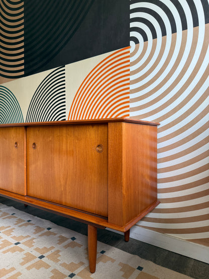 Mid-Century Modern Teak Credenza