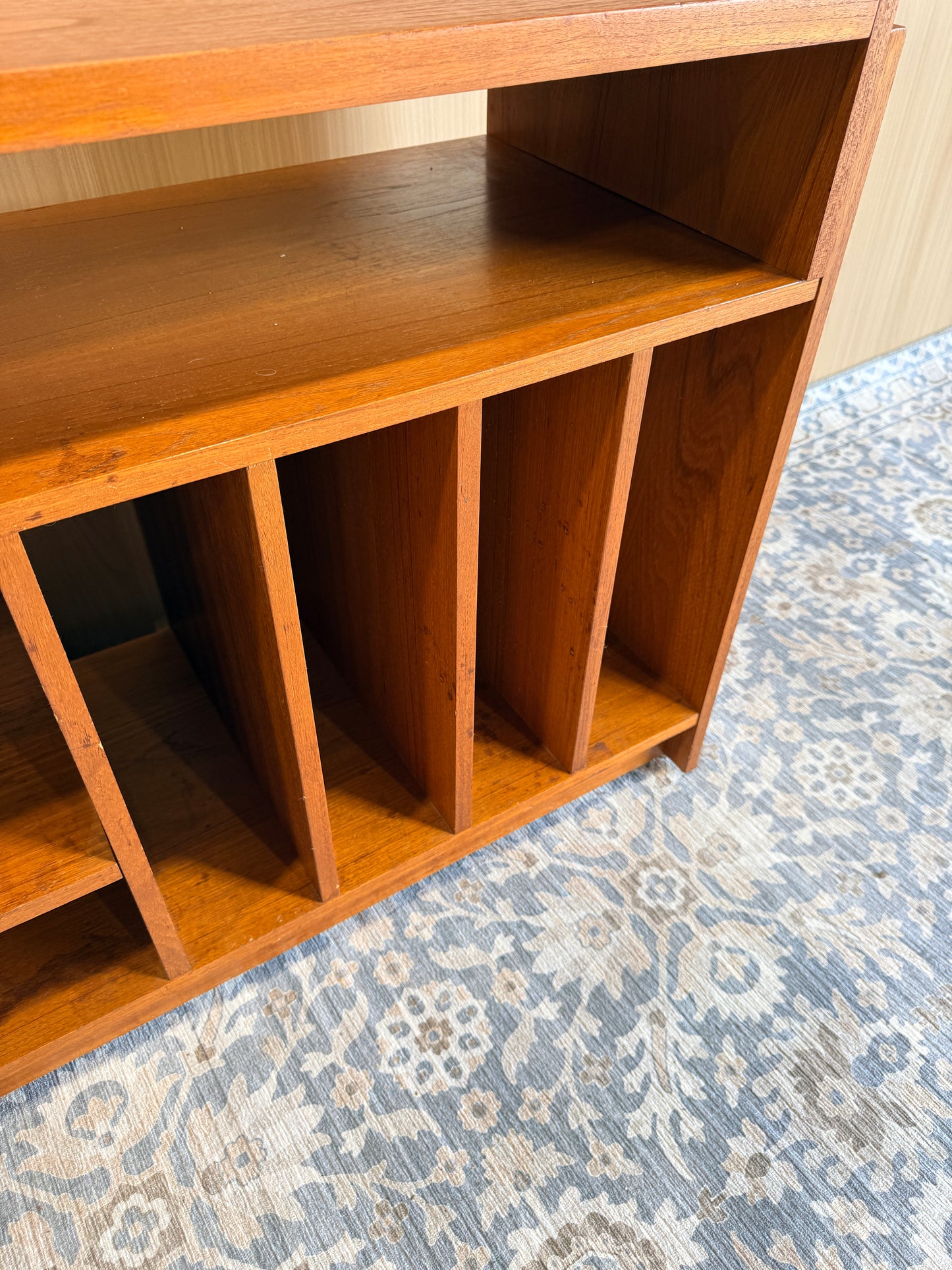 Vintage Teak Pull-out Media Cabinet