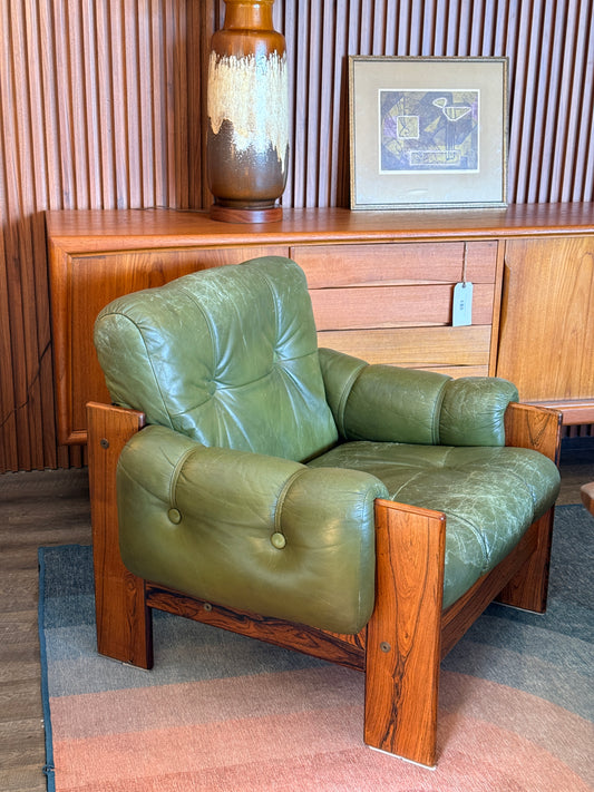 Vintage Kalustekiila Rosewood Lounge Chair, Made in Finland