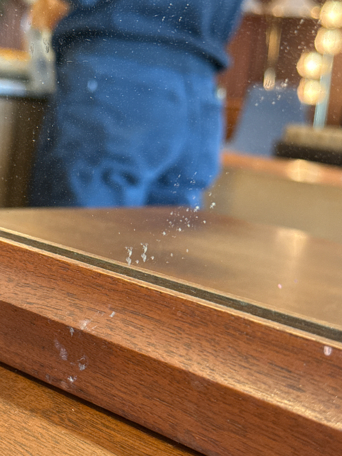 Vintage Teak Mirror