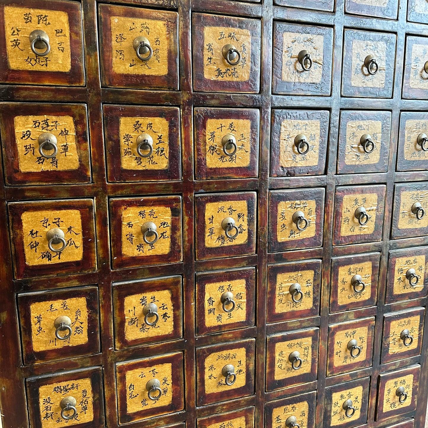 Chinese Apothecary Cabinet with 48 Drawers