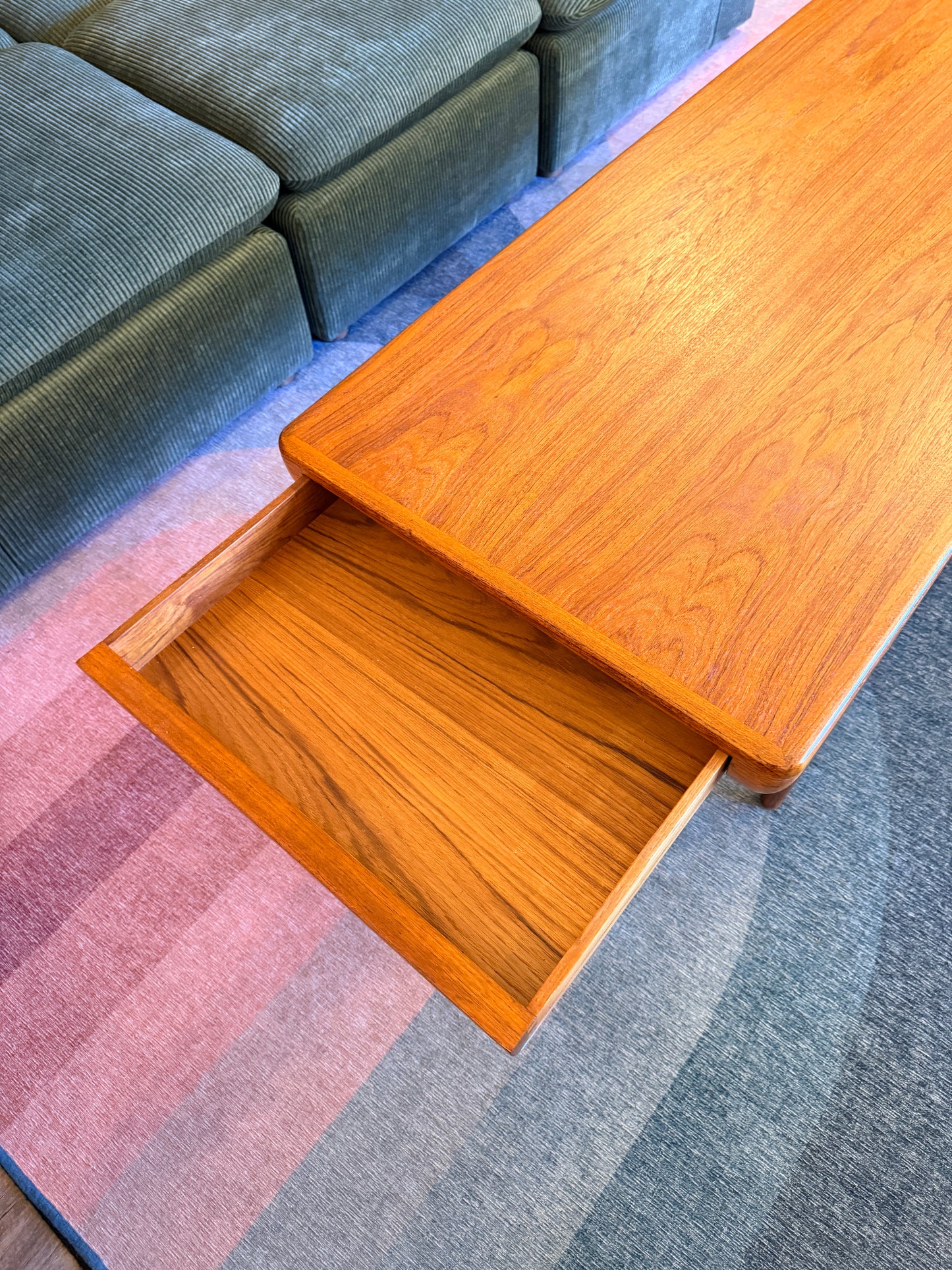 Danish Teak Coffee Table by Johannes Andersen for Silkeborg