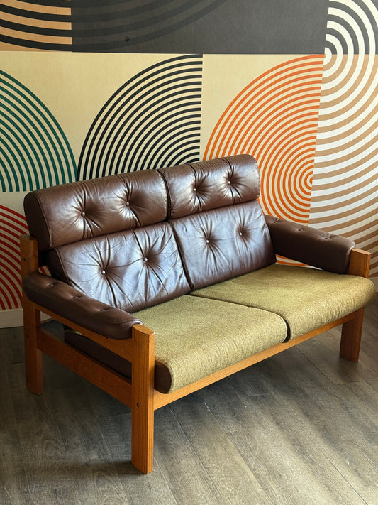 Vintage MCM Teak Sofa