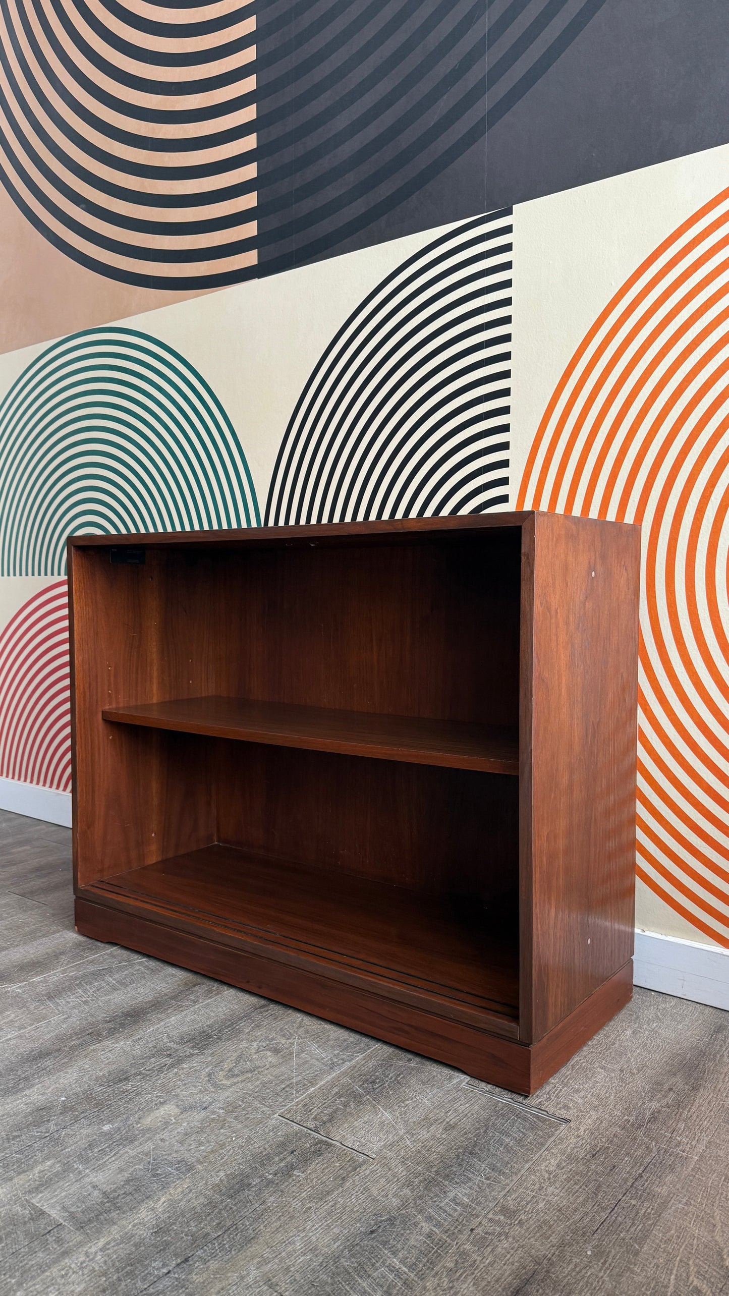 Vintage Walnut Bookcase