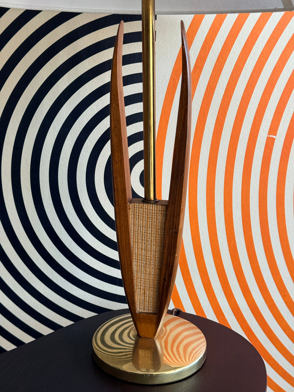 Vintage Midcentury Modern Sculptural Table Lamp