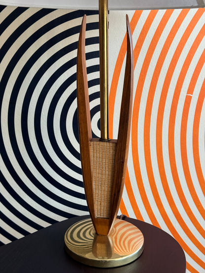 Vintage Midcentury Modern Sculptural Table Lamp