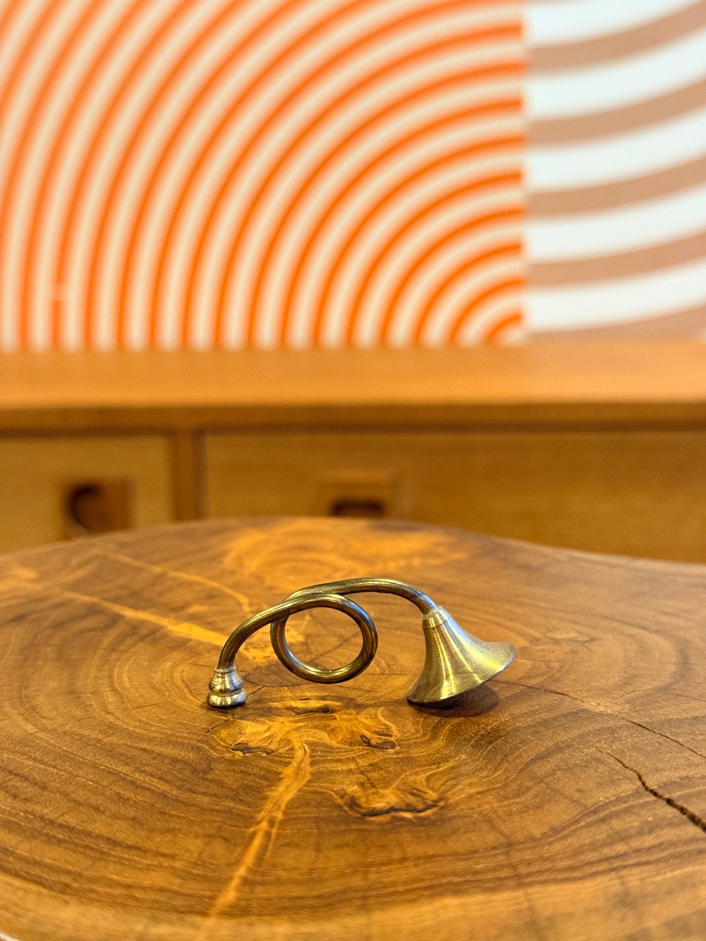 Vintage Miniature Brass French Horn