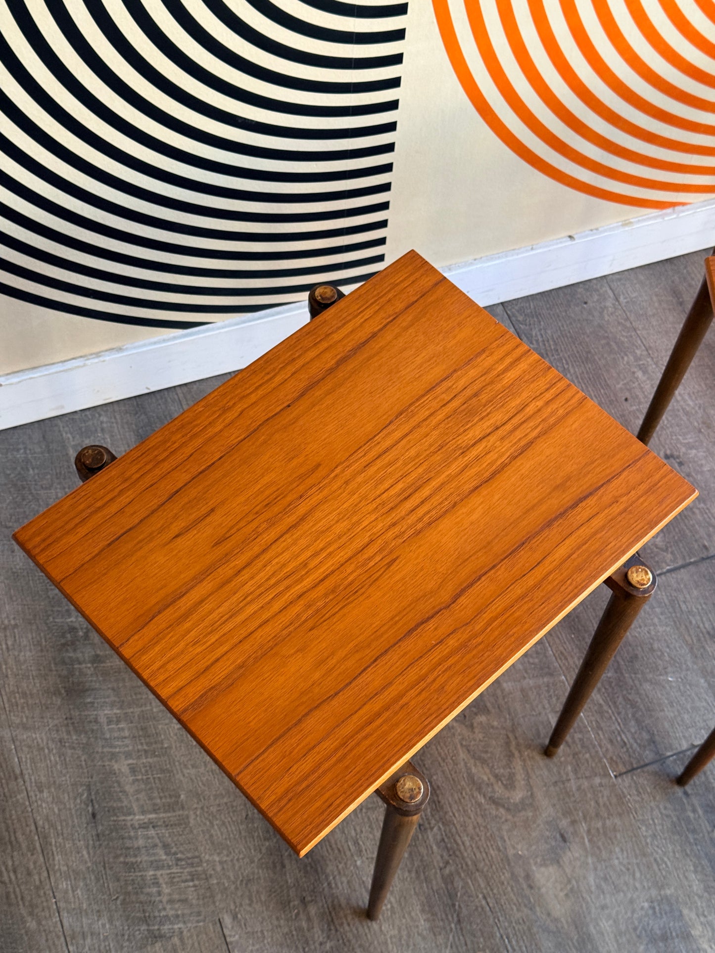 Vintage Teak Side Tables by Opal Mobler