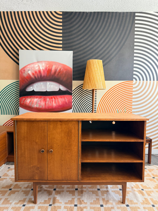 Vintage Wooden Sideboard Cabinet