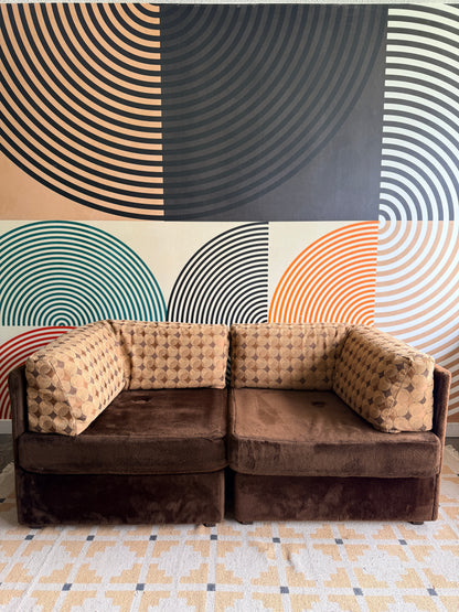 Vintage Modular Sofa by Sears