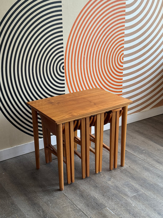 Vintage Teak Nesting Tables