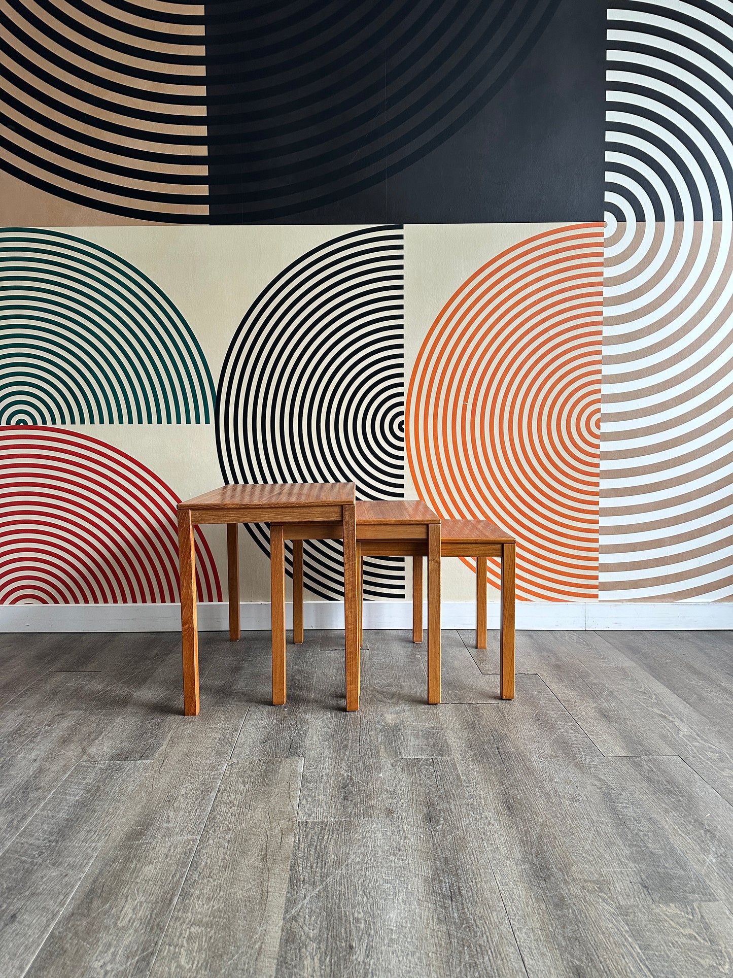 Danish Retro Teak Nesting Tables