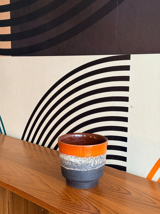 Small Vintage West Germany Scheurich 
Planter Pot