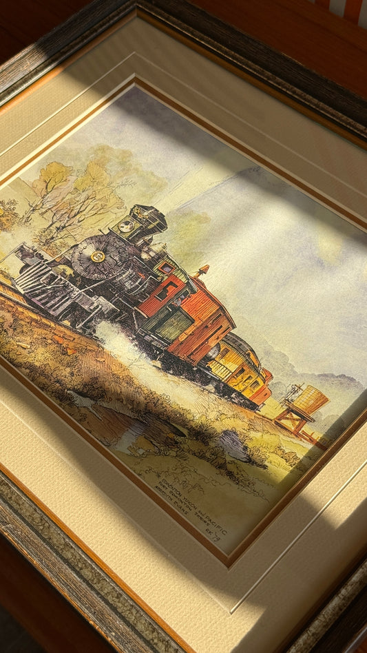 Vintage Edmonton Yukon & Pacific Railway Print