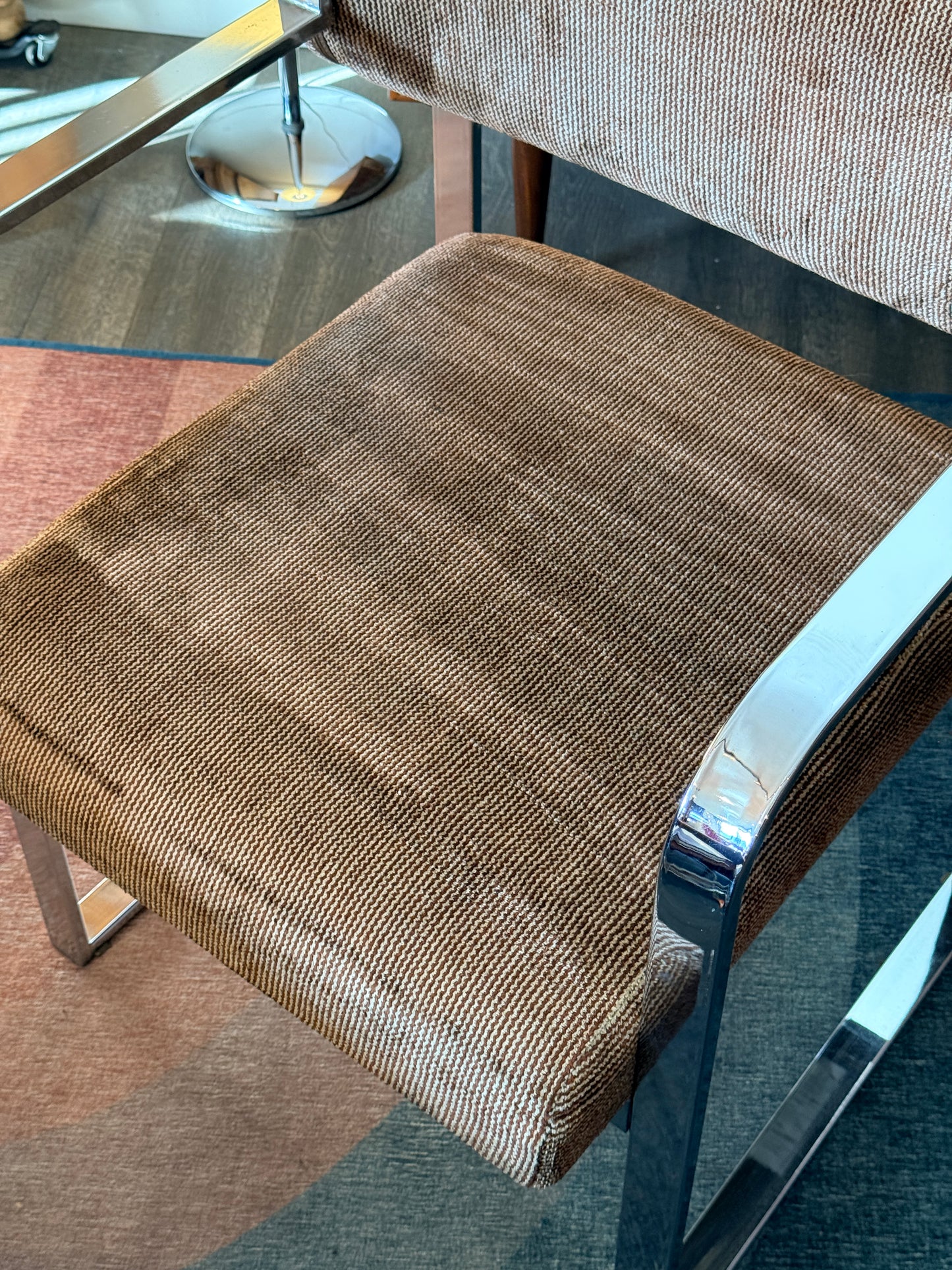 Vintage Chrome Armchair