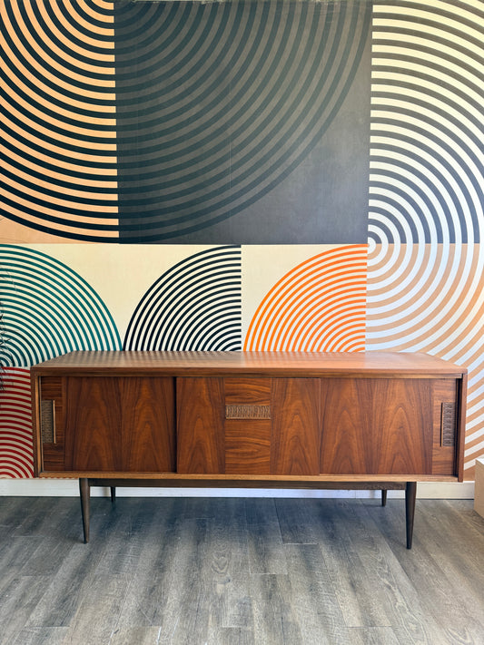 Vintage Deilcraft Walnut Credenza