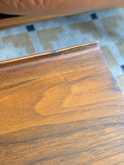 Vintage Walnut Square Coffee Table