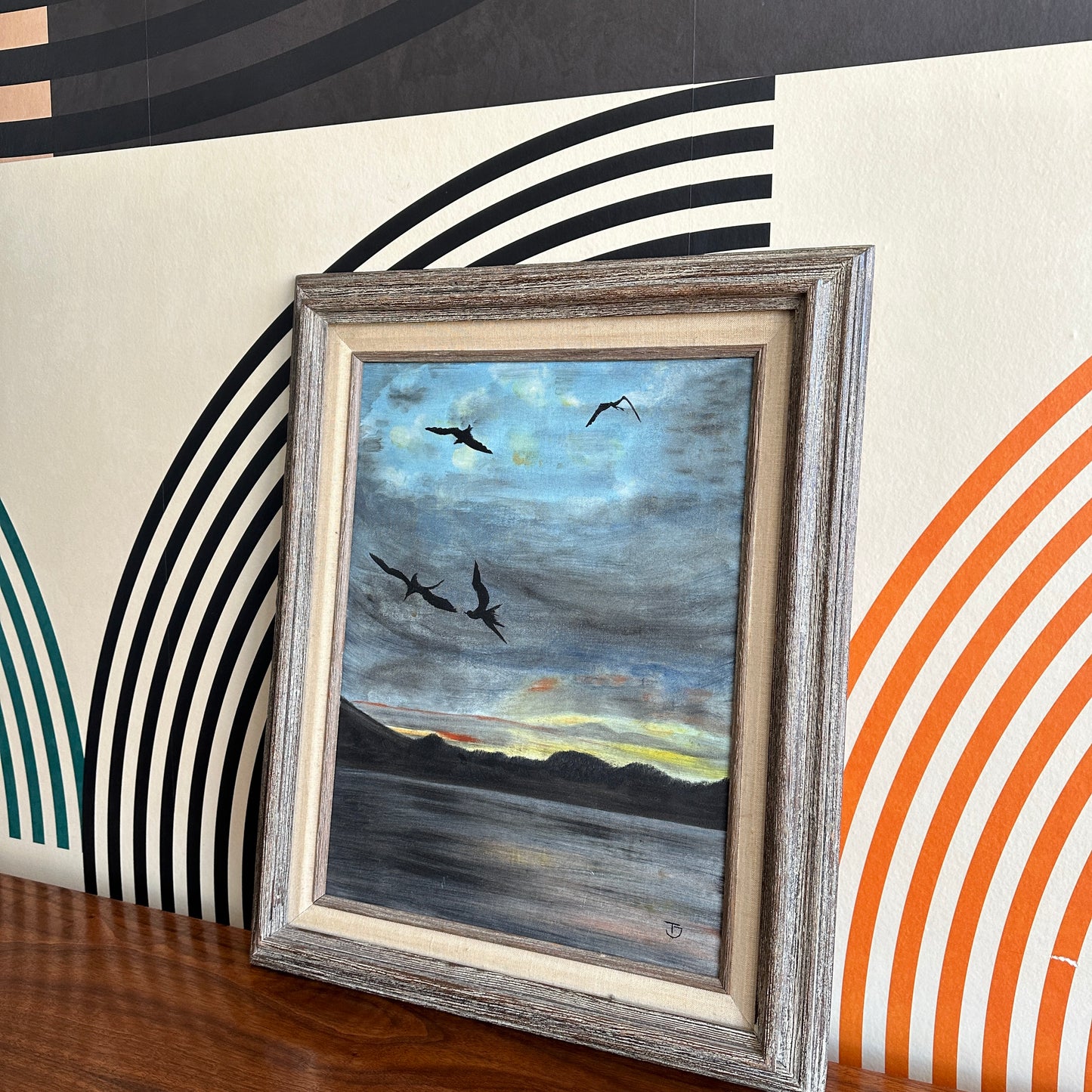 Vintage Original Painting, Signed and Framed