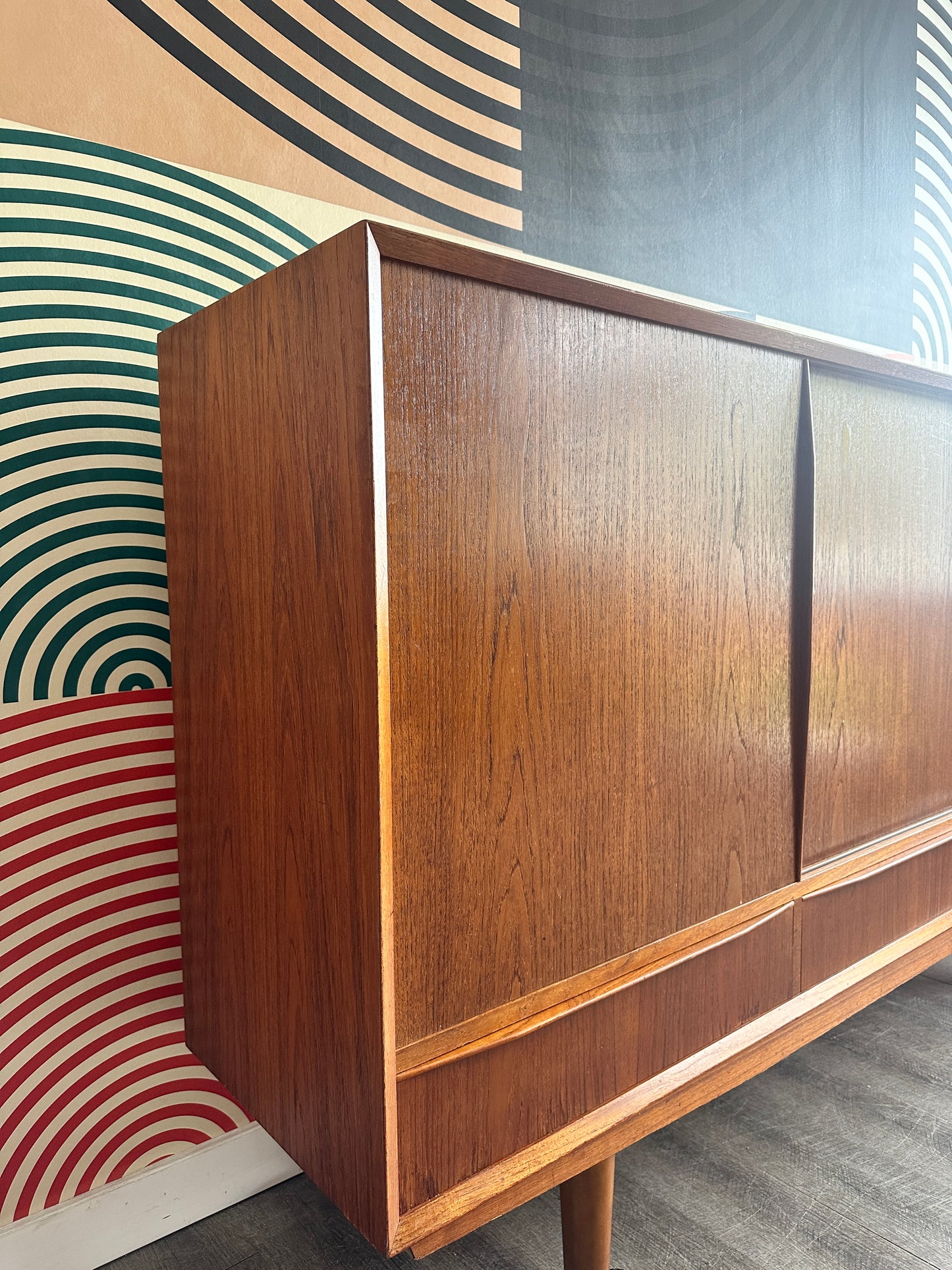 Vintage Teak Credenza