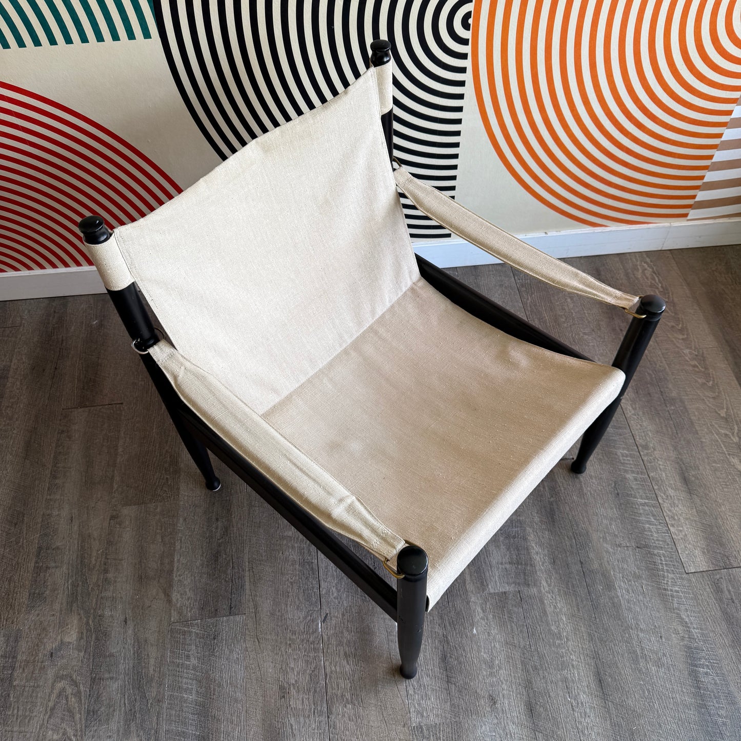 Mid Century Modern Erik Worts for Niels Eilersen Safari Chair