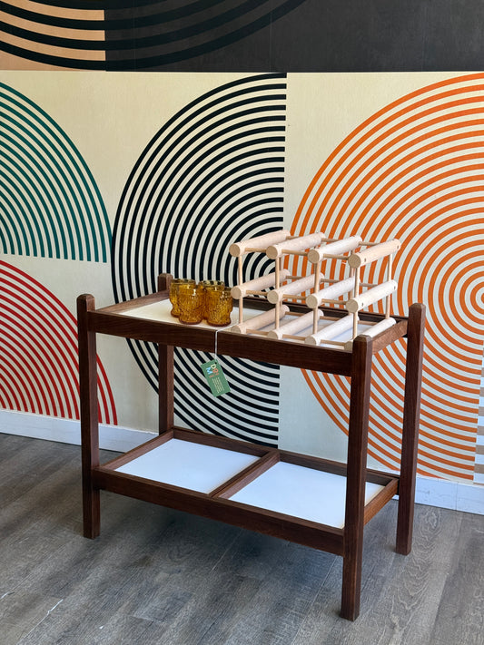 Vintage Teak Serving Table