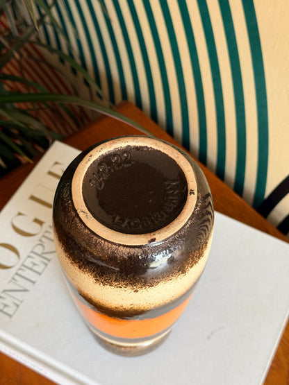 Vintage W.German Pottery Vase,242/22
