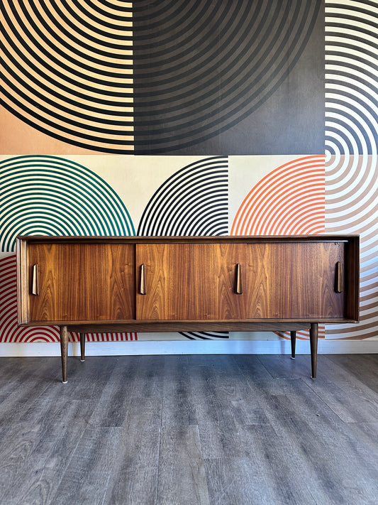 Vintage Deilcraft Walnut Credenza/Sideboard