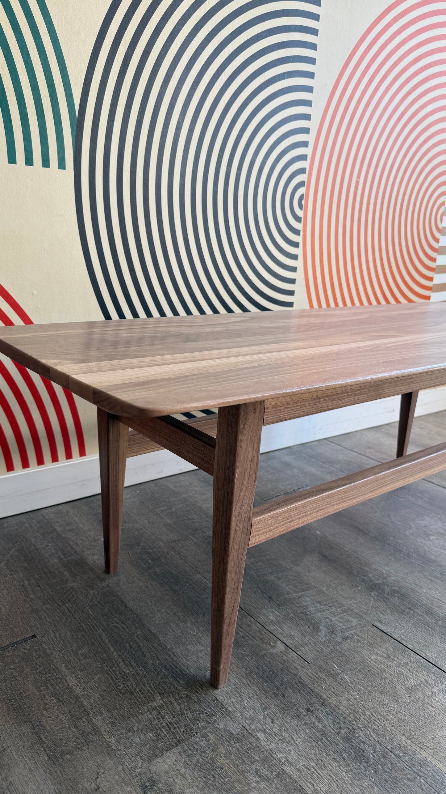 Custom Solid Walnut Coffee Table