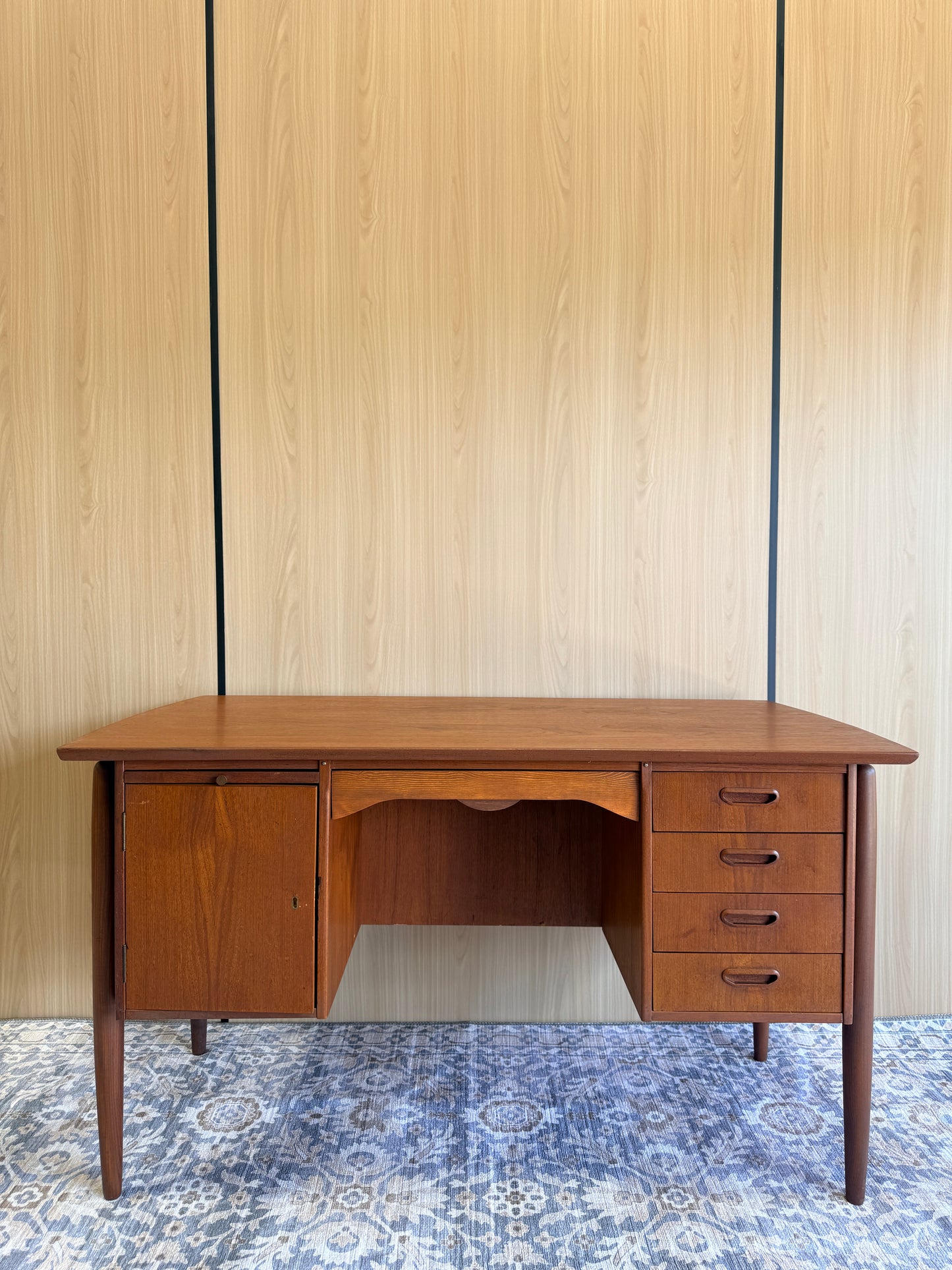 Vintage Danish Teak Writing Desk