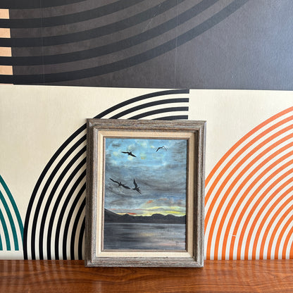 Vintage Original Painting, Signed and Framed