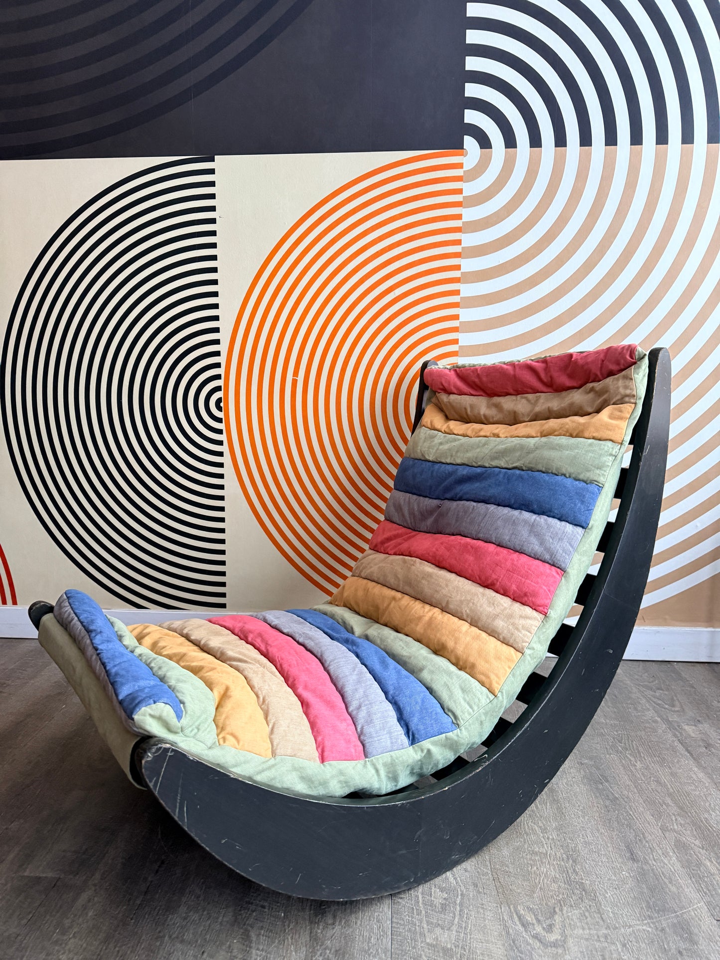 Verner Panton Relaxer II Rocking Chair For Rosenthal, 1970S