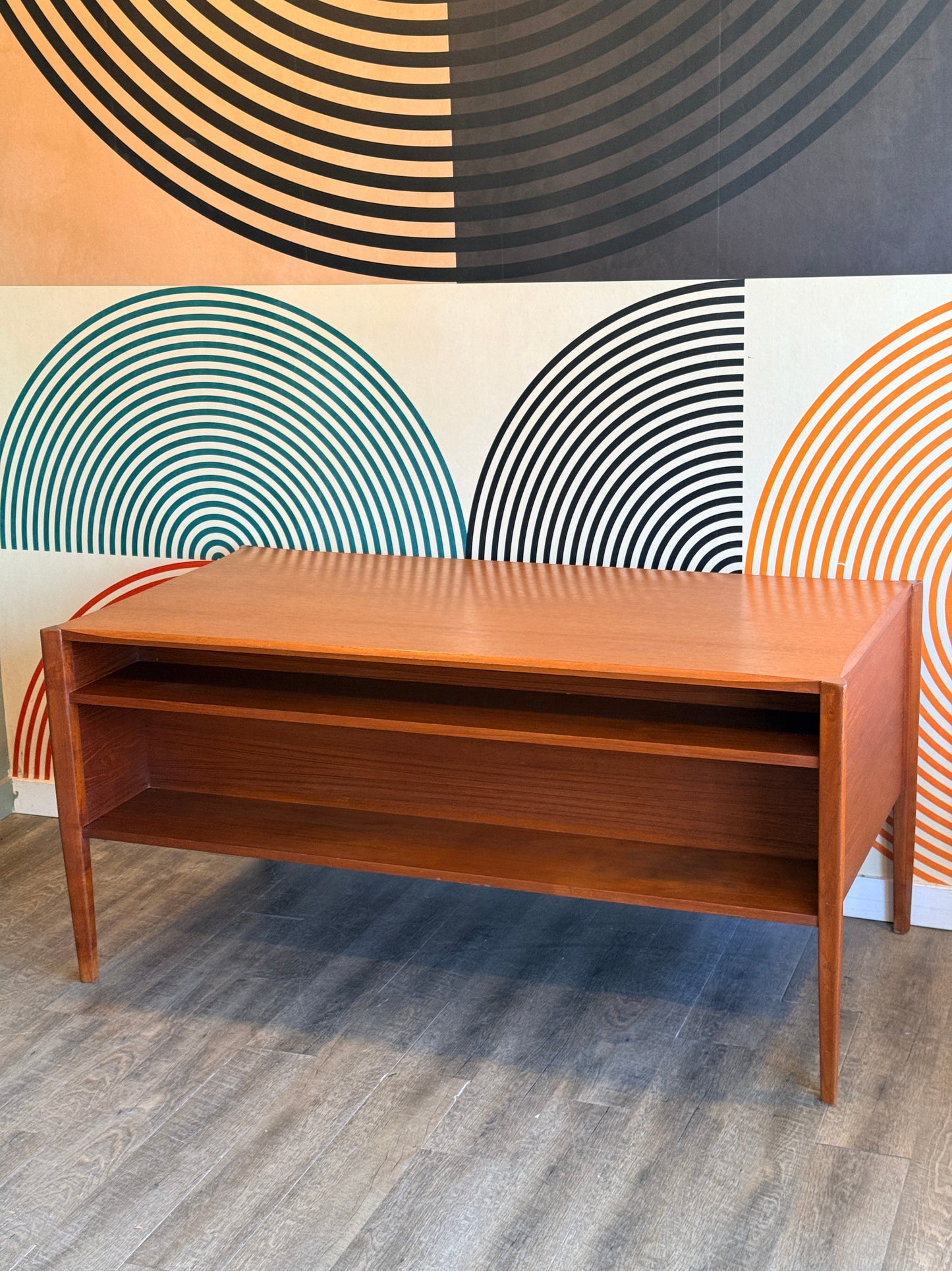 Vintage German Teak Desk by Wilhelm Renz, 1960s