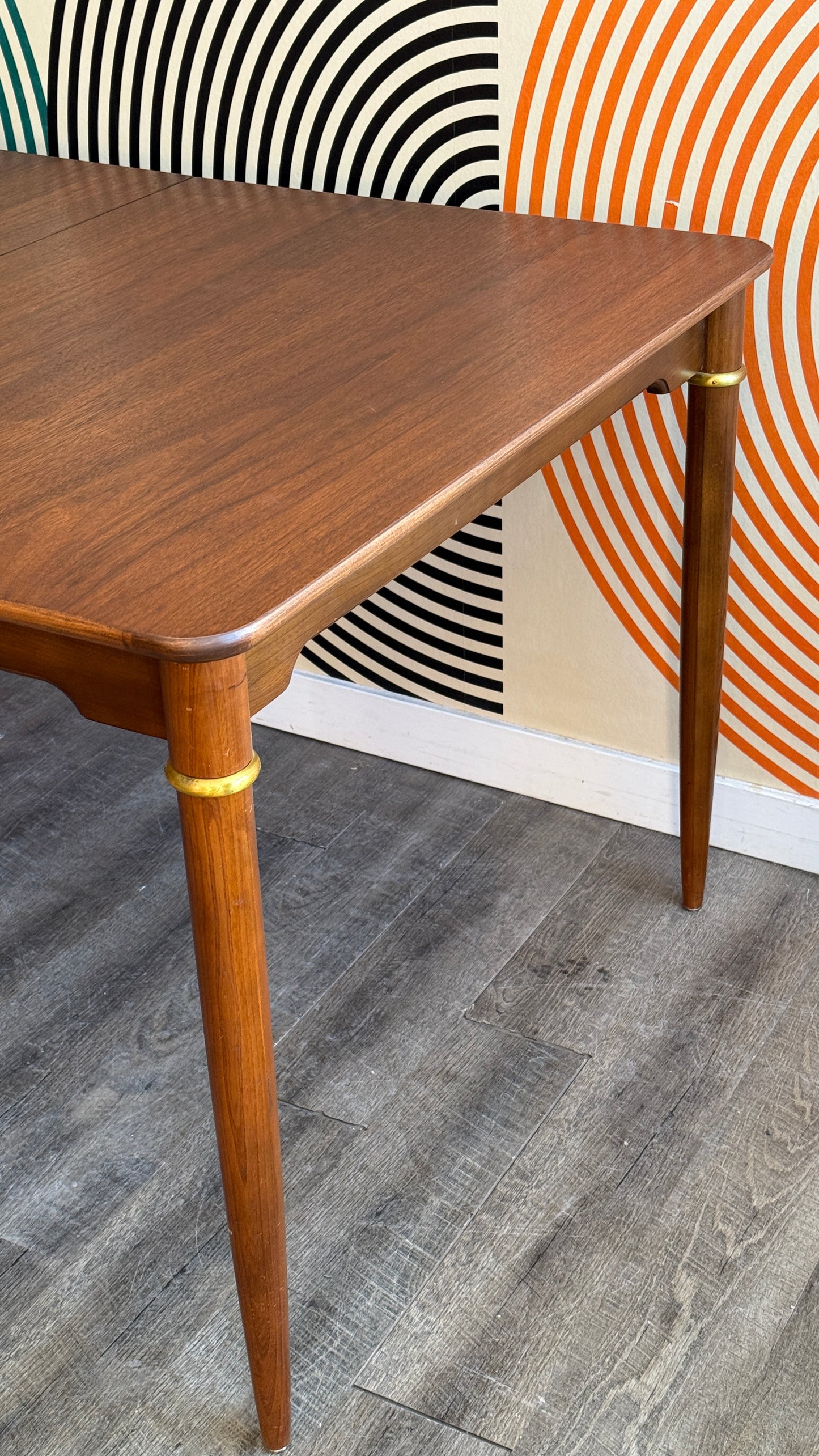 Extendable Vintage Walnut Dining Table