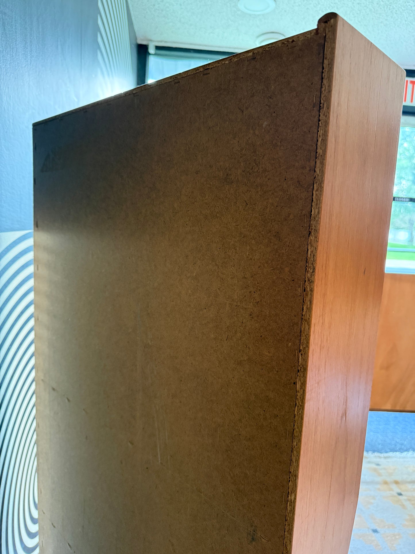 Vintage Corner Teak Cabinet