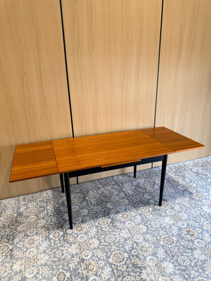 Vintage Teak Draw-Leaf Dining Table