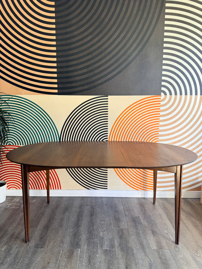 Oval Walnut Dining Table