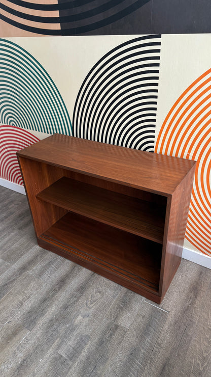 Vintage Walnut Bookcase