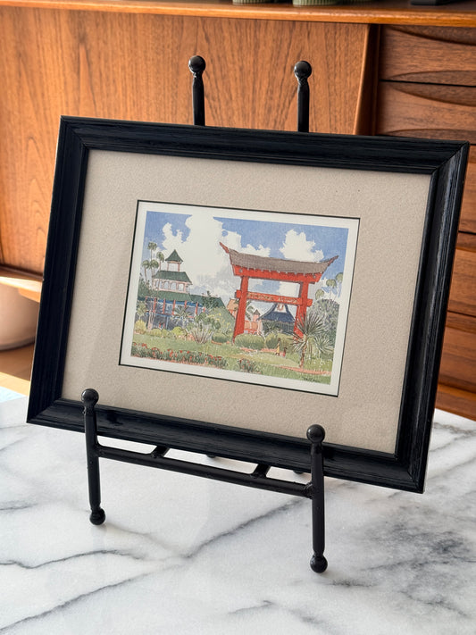 Vintage Davis H. Jones Framed Print, #GB8