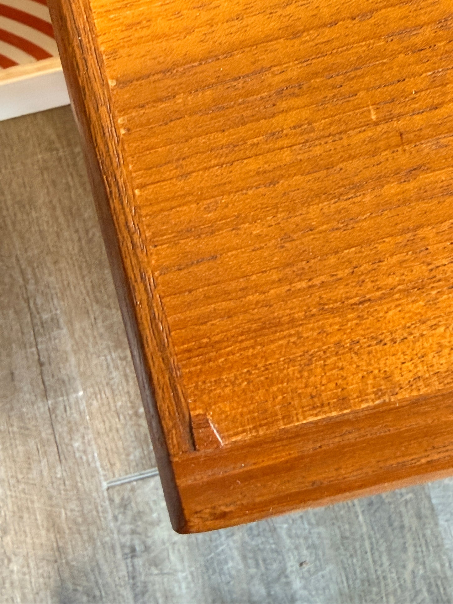 Vintage Teak Console Cabinet
