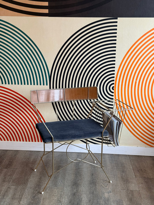 Vintage Wire Gossip Bench