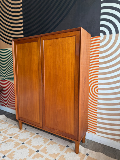 Danish Teak Cabinet on Tapered Legs