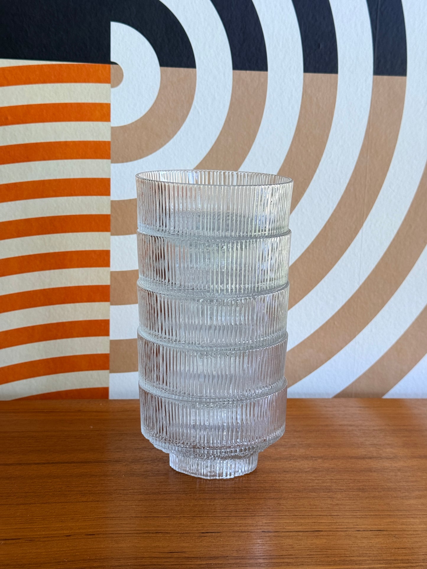 Vintage Ravenhead Topaz Glass Dessert Bowls 1970s